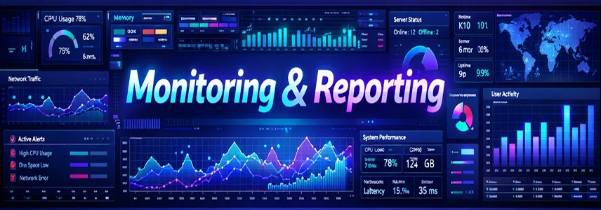 Cloud performance monitoring and reporting solutions